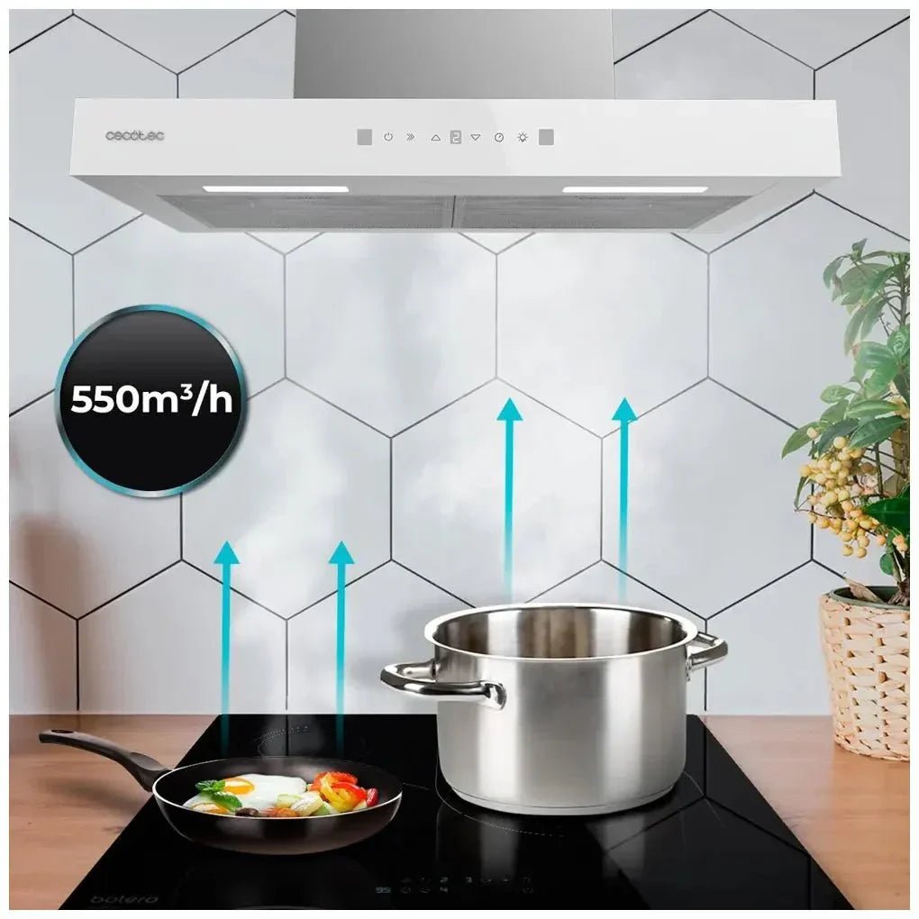 cecotec_02845_campana_extractora_60cm_cristal_blanco__succión_550m3_h__a++__control_táctil_7