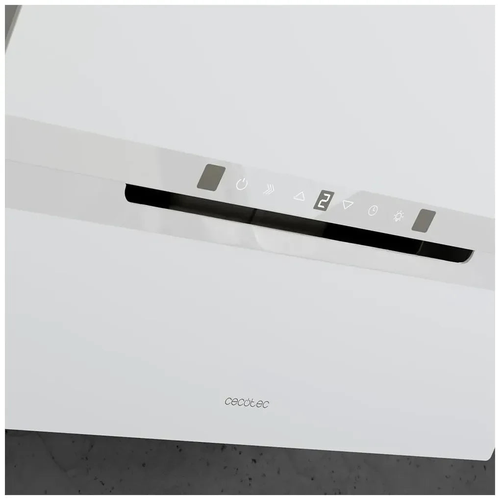 cecotec_02848_campana_extractora_60cm_vidrio_blanco__succión_800m3_h__a++__control_táctil_y_led_6