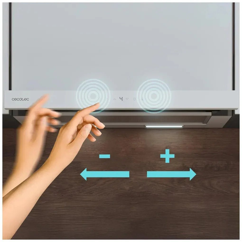 cecotec_02864_campana_extractora_60cm_vidrio_blanco__succión_550m3_h__a++__control_táctil_y_gestual_9