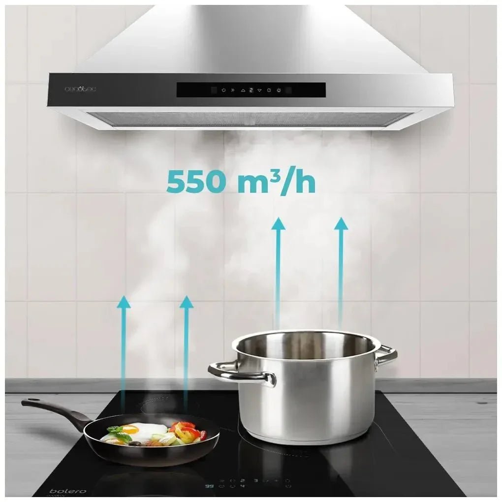 cecotec_02872_campana_extractora_inoxidable_60cm_a++_con_control_táctil_y_succión_550m3_h_6