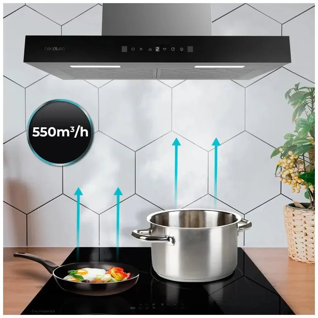 cecotec_02880_campana_extractora_60cm_negra__succión_550m3_h__a++__control_táctil_y_gestual_7