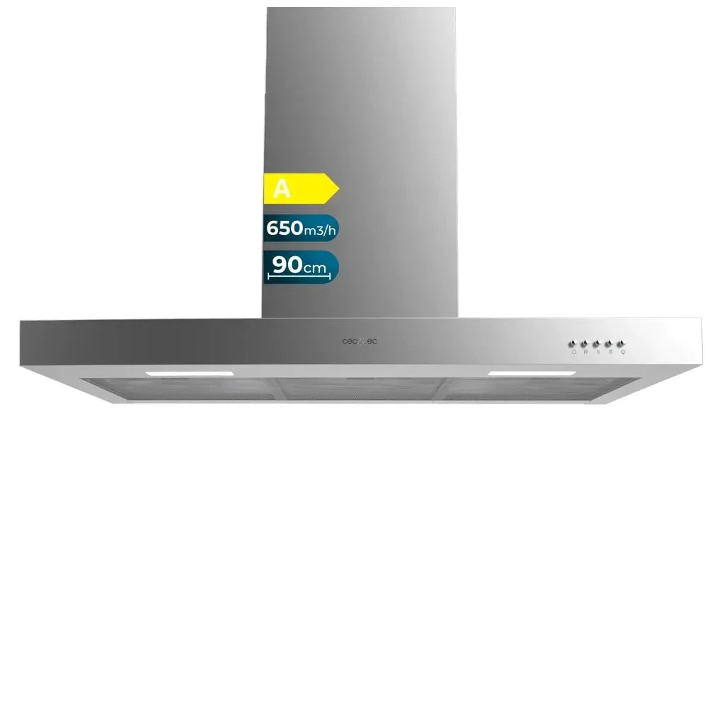 cecotec_02884_campana_extractora_inoxidable_90cm__650m3_h__clase_a__filtros_de_carbono_y_led_3