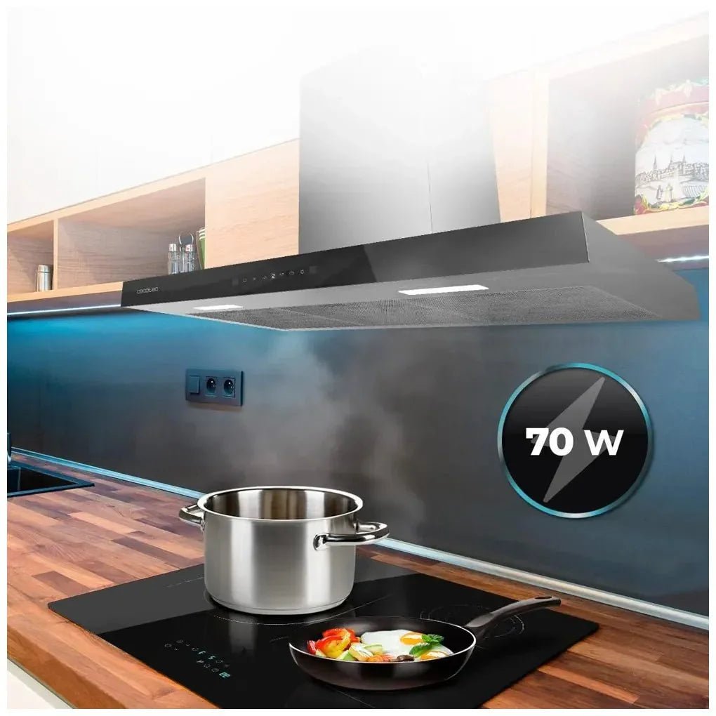 cecotec_02885_campana_extractora_90cm_cristal_negro__succión_550m3_h__a++__control_táctil_y_gestual_8