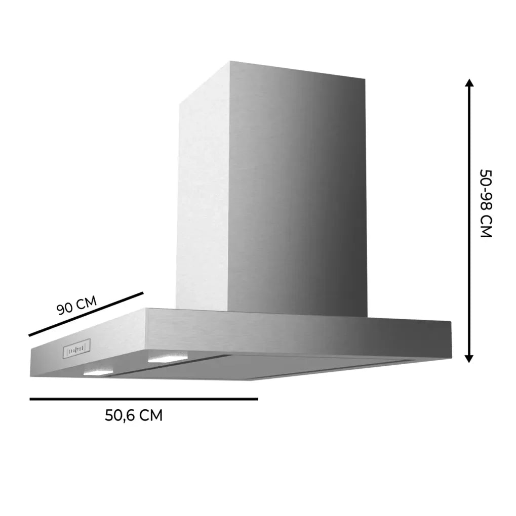 cecotec_02888_campana_extractora_90cm_inoxidable_con_succión_800m3_h_y_control_táctil_avanzado_2