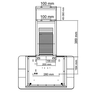 cecotec_02891_campana_extractora_60cm_vidrio_negro__succión_650m3_h__control_táctil_y_led_4