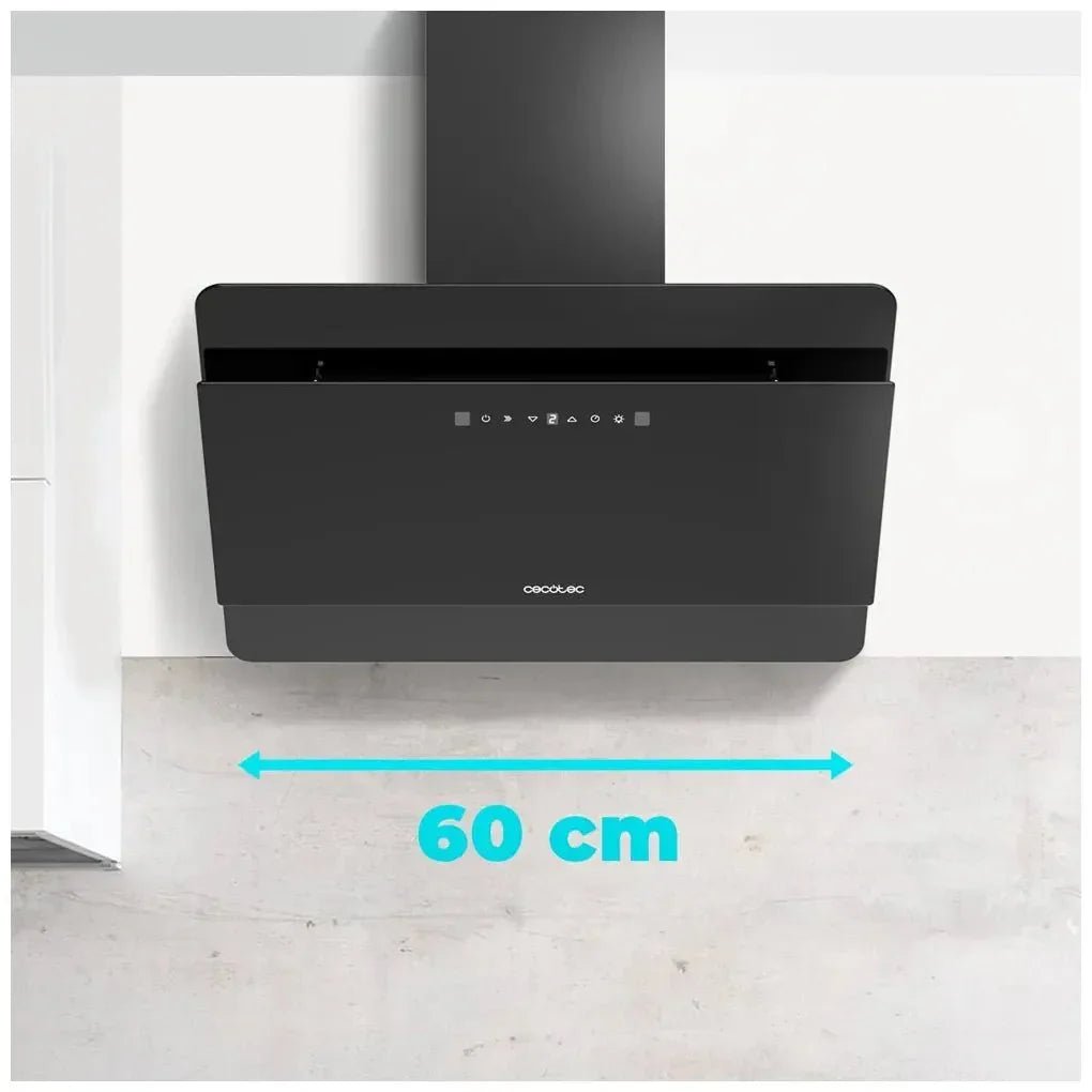 cecotec_02892_campana_extractora_60cm_vidrio_negro__succión_800m3_h__a++__control_táctil_y_gestual_4