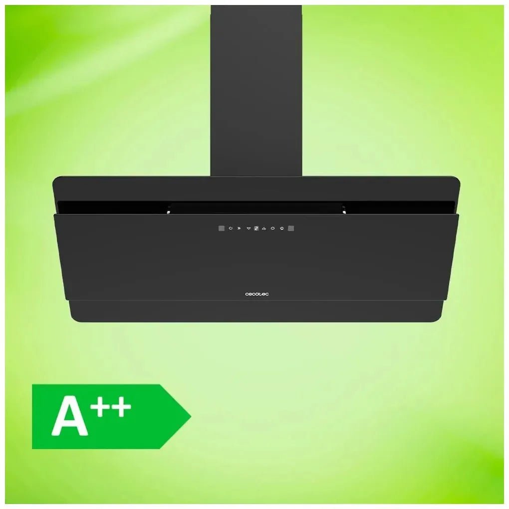 cecotec_02898_campana_extractora_90cm_vidrio_negro__succión_800m3_h__a++__control_táctil_y_gestual_8