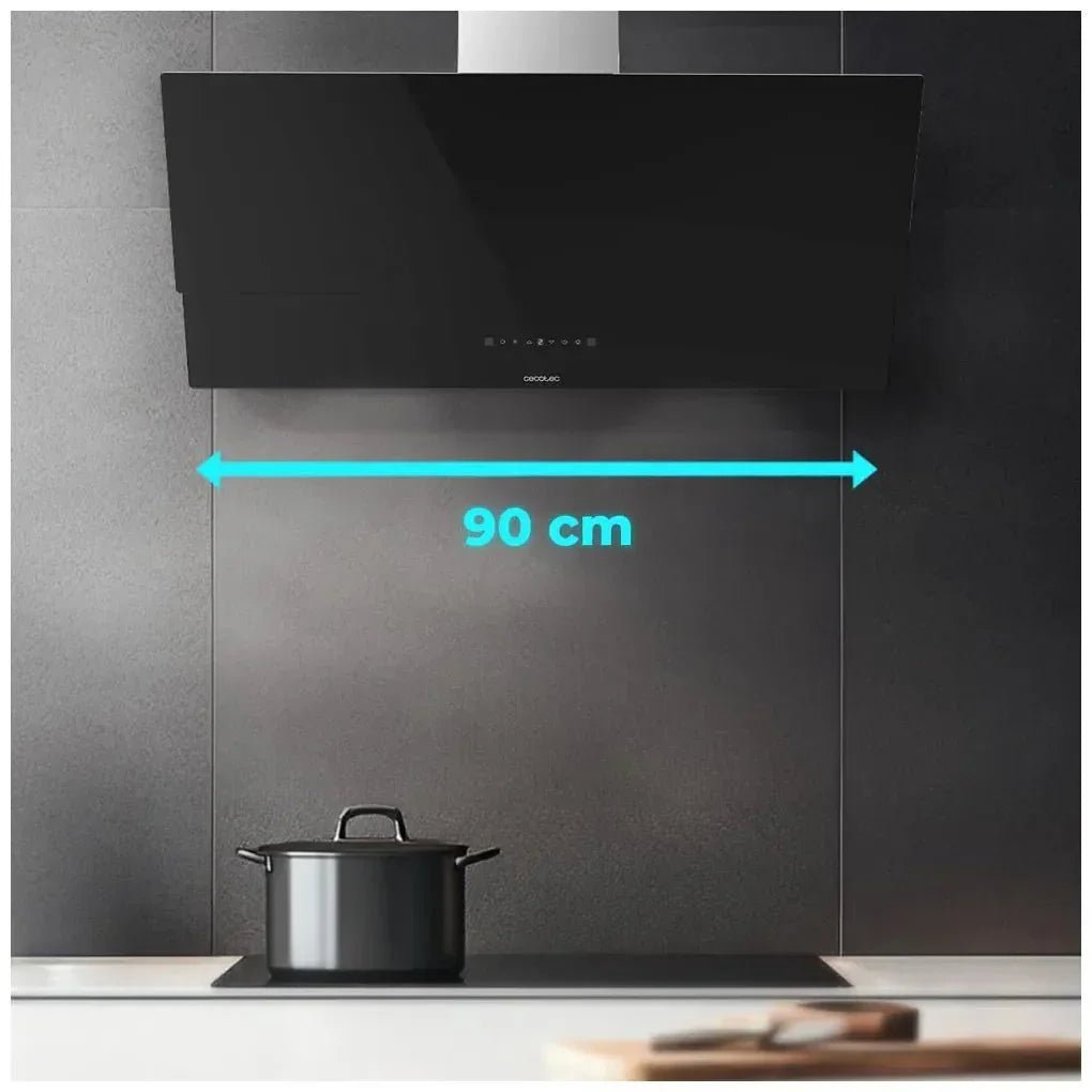 cecotec_02899_campana_extractora_90cm_vidrio_negro__alta_succión_y_eficiencia_energética_a++_4