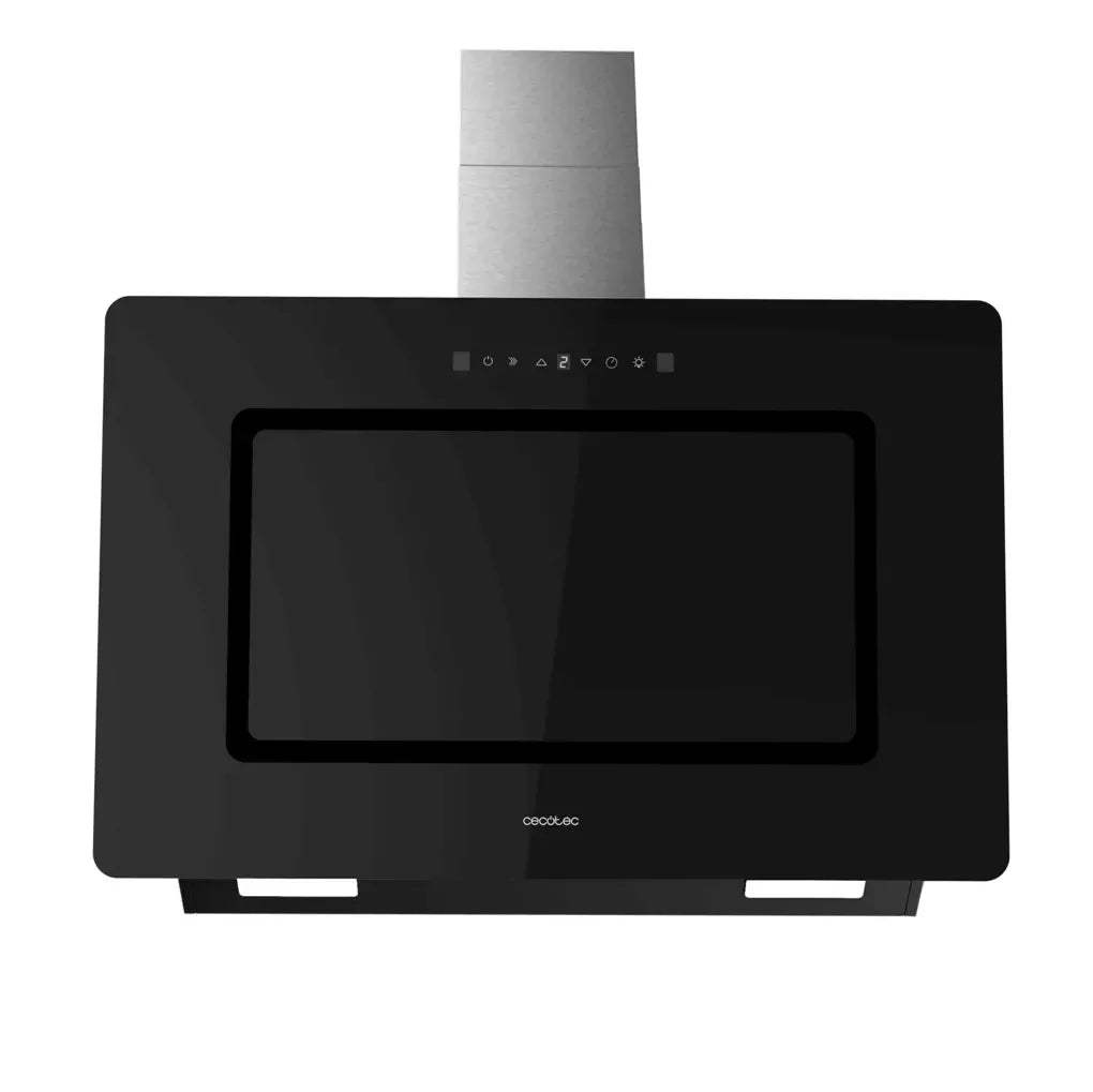 cecotec_02901_campana_extractora_90cm_vidrio_negro__succión_800m3_h__a++__control_táctil_0