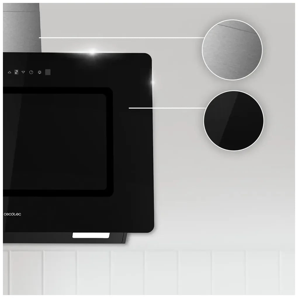 cecotec_02901_campana_extractora_90cm_vidrio_negro__succión_800m3_h__a++__control_táctil_5