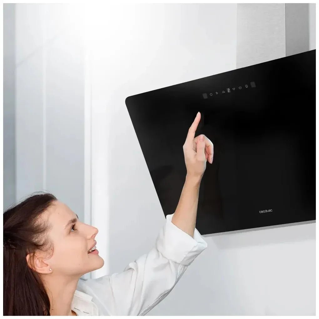 cecotec_02901_campana_extractora_90cm_vidrio_negro__succión_800m3_h__a++__control_táctil_9