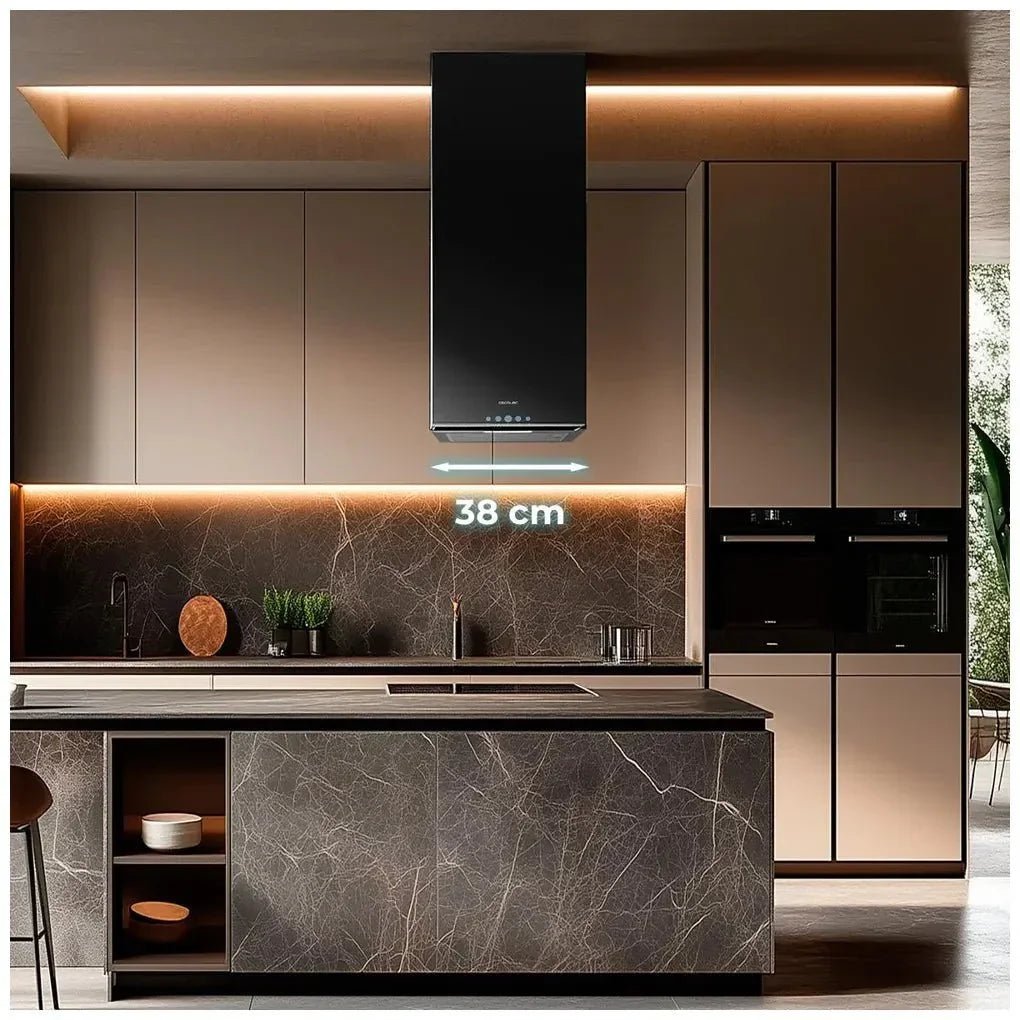 cecotec_02906_campana_extractora_isla_negra_38cm__succión_800m3_h__a++__led_y_filtros_de_carbono_4