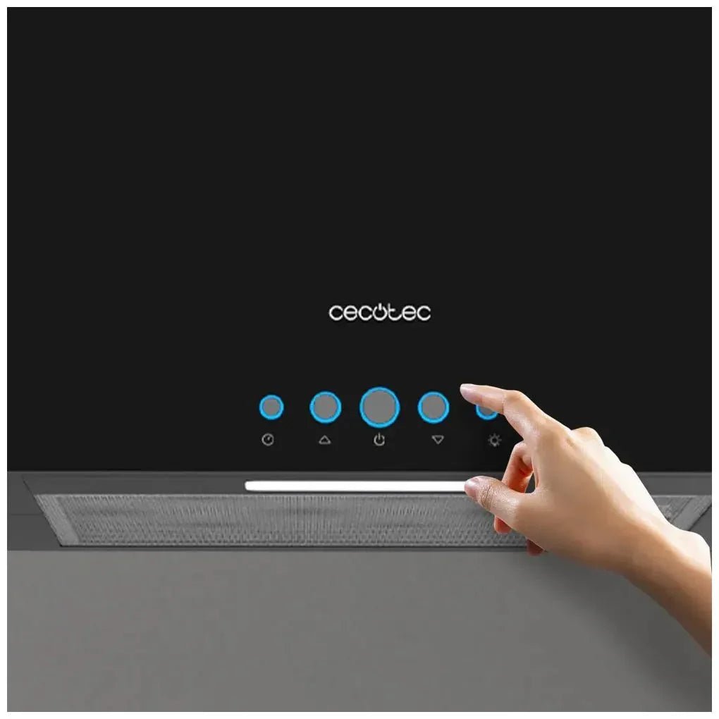 cecotec_02906_campana_extractora_isla_negra_38cm__succión_800m3_h__a++__led_y_filtros_de_carbono_9