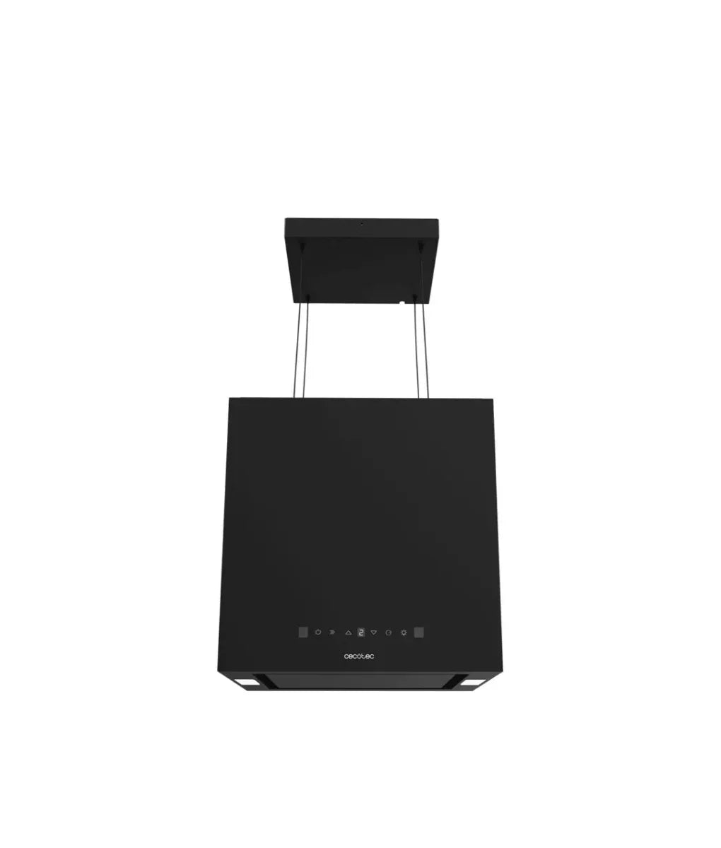 cecotec_02908_campana_extractora_negra_44cm_a++_con_control_táctil_y_succión_800m3_h_0