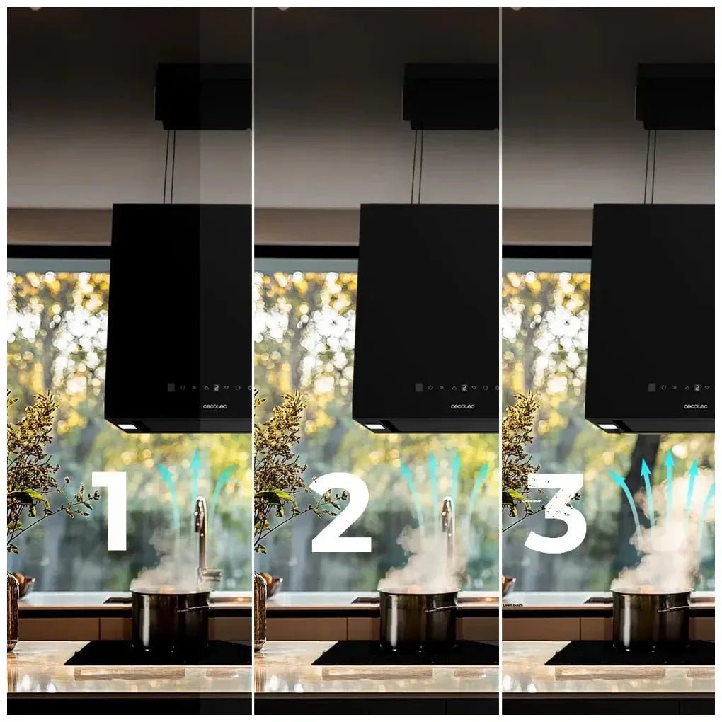 cecotec_02908_campana_extractora_negra_44cm_a++_con_control_táctil_y_succión_800m3_h_10