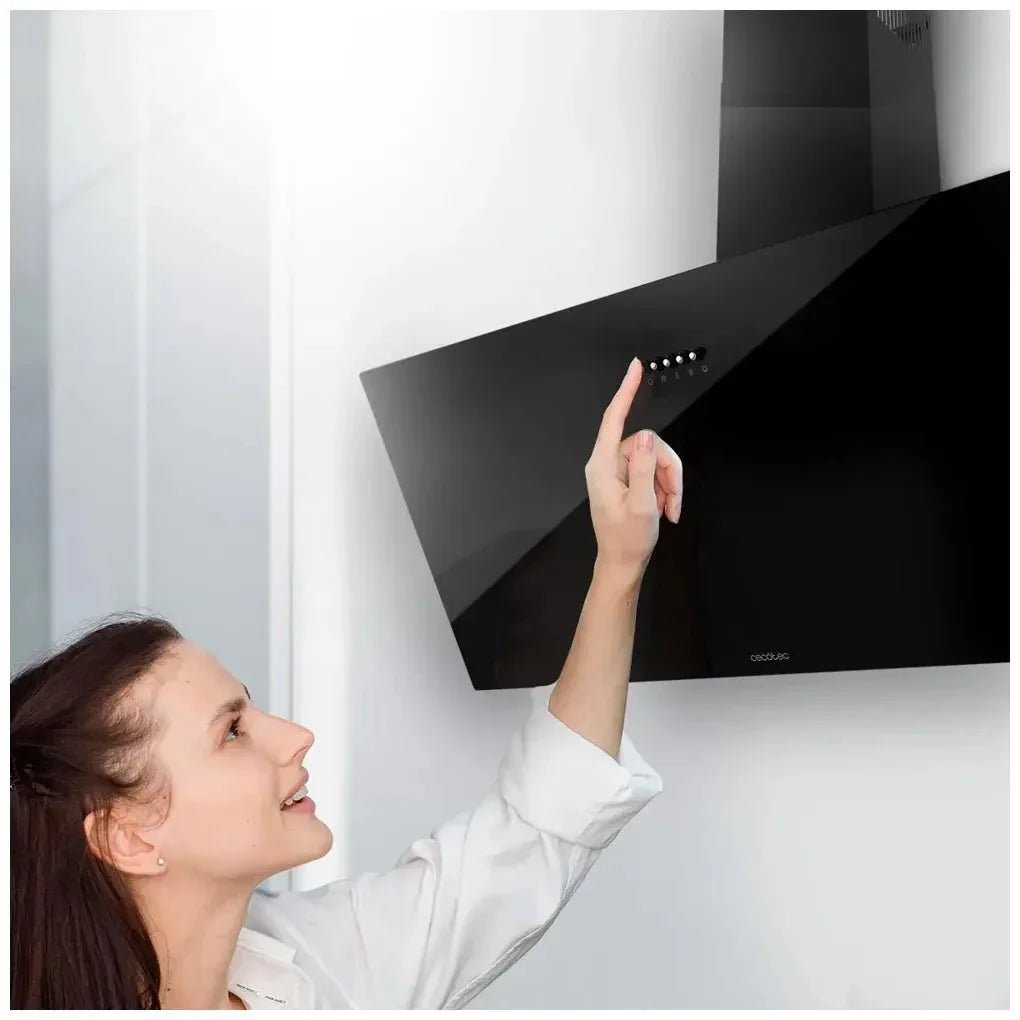 cecotec_02927_campana_extractora_90cm_vidrio_negro__succión_650m3_h__clase_a__3_niveles_potencia_9