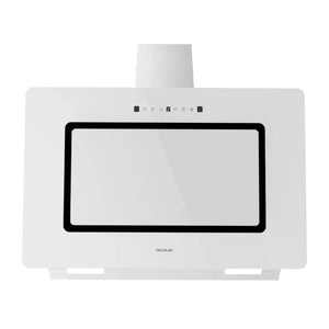 cecotec_02928_campana_extractora_90cm_vidrio_blanco_a++_con_control_táctil_y_succión_800m3_h_0