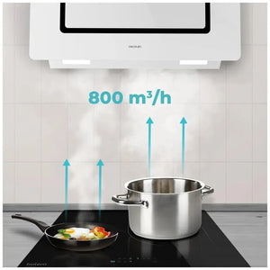 cecotec_02928_campana_extractora_90cm_vidrio_blanco_a++_con_control_táctil_y_succión_800m3_h_6