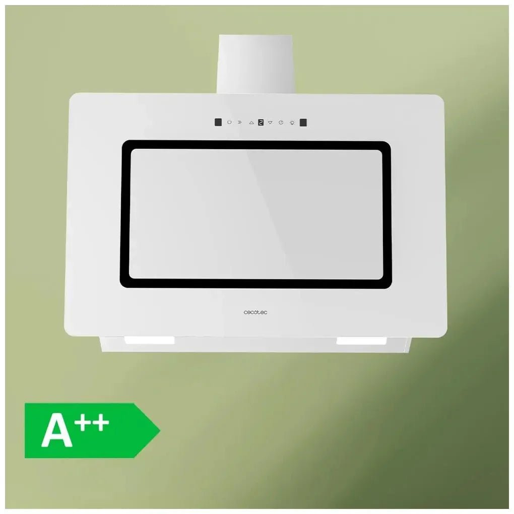 cecotec_02928_campana_extractora_90cm_vidrio_blanco_a++_con_control_táctil_y_succión_800m3_h_8