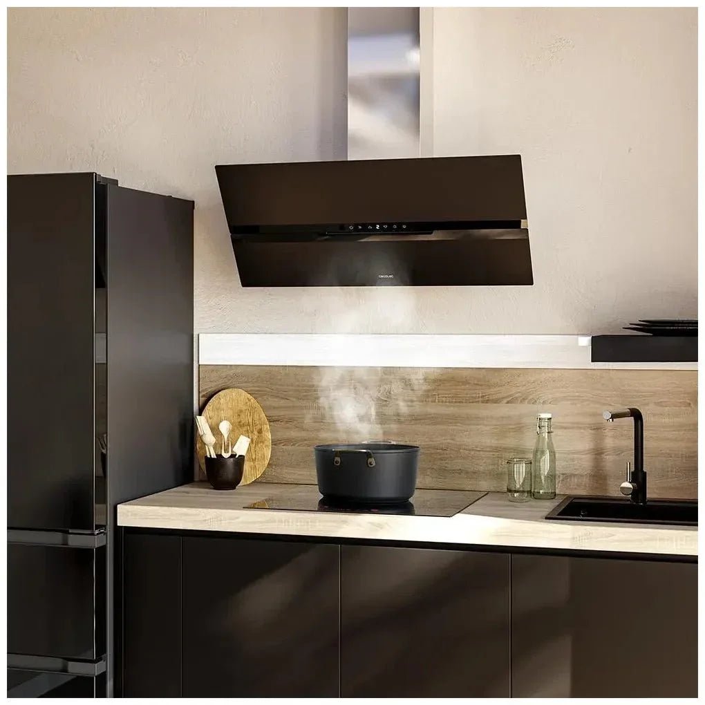 cecotec_02929_campana_extractora_90cm_vidrio_negro_mate__succión_800m3_h__a++_y_control_gestual_7