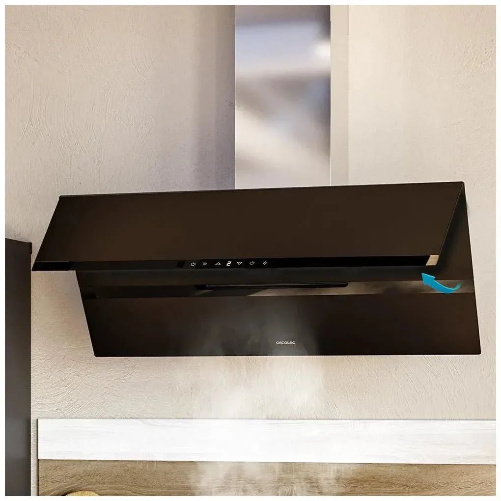 cecotec_02929_campana_extractora_90cm_vidrio_negro_mate__succión_800m3_h__a++_y_control_gestual_8