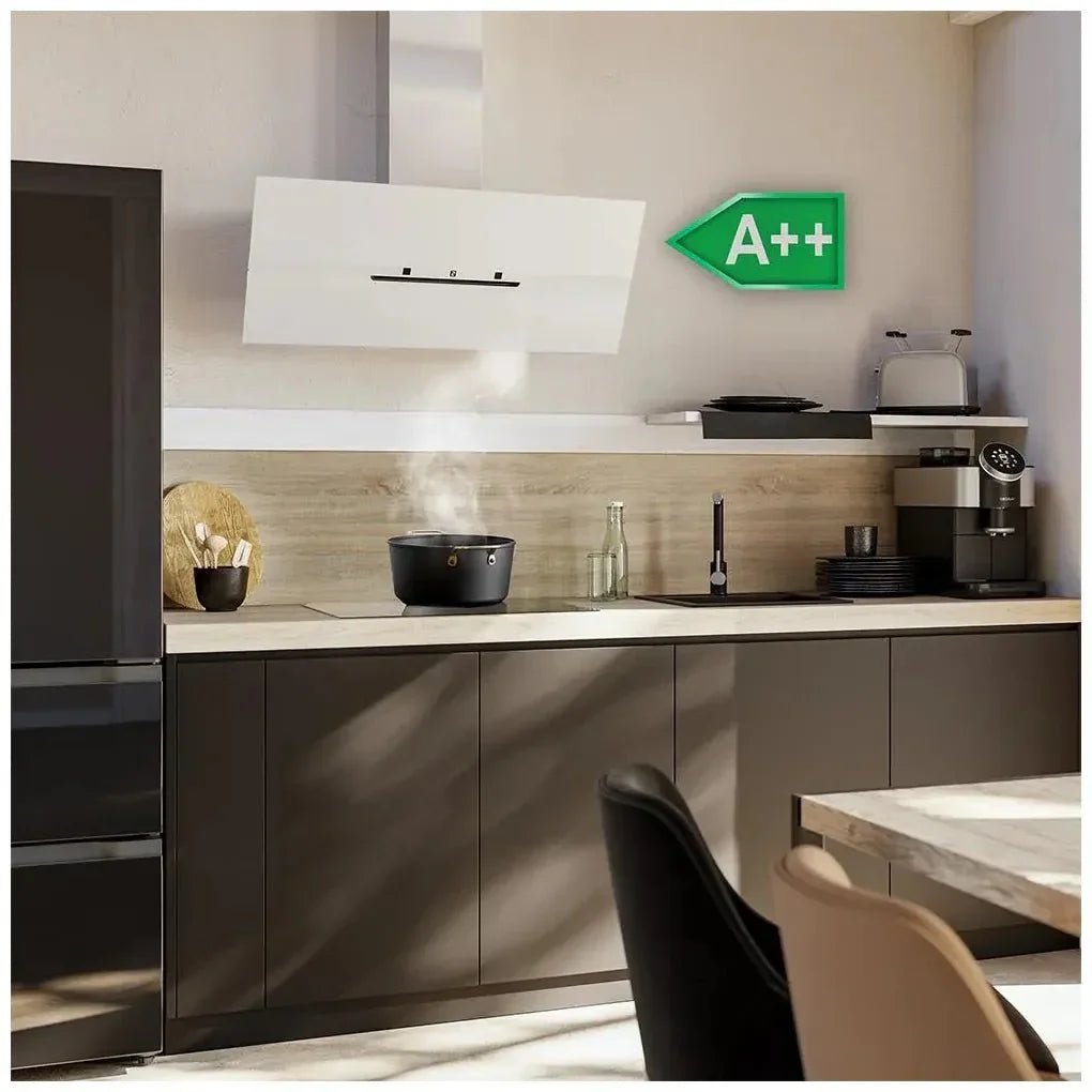 cecotec_02930_campana_extractora_90cm_vidrio_blanco__succión_800m3_h__a++__control_táctil_y_gestual_4