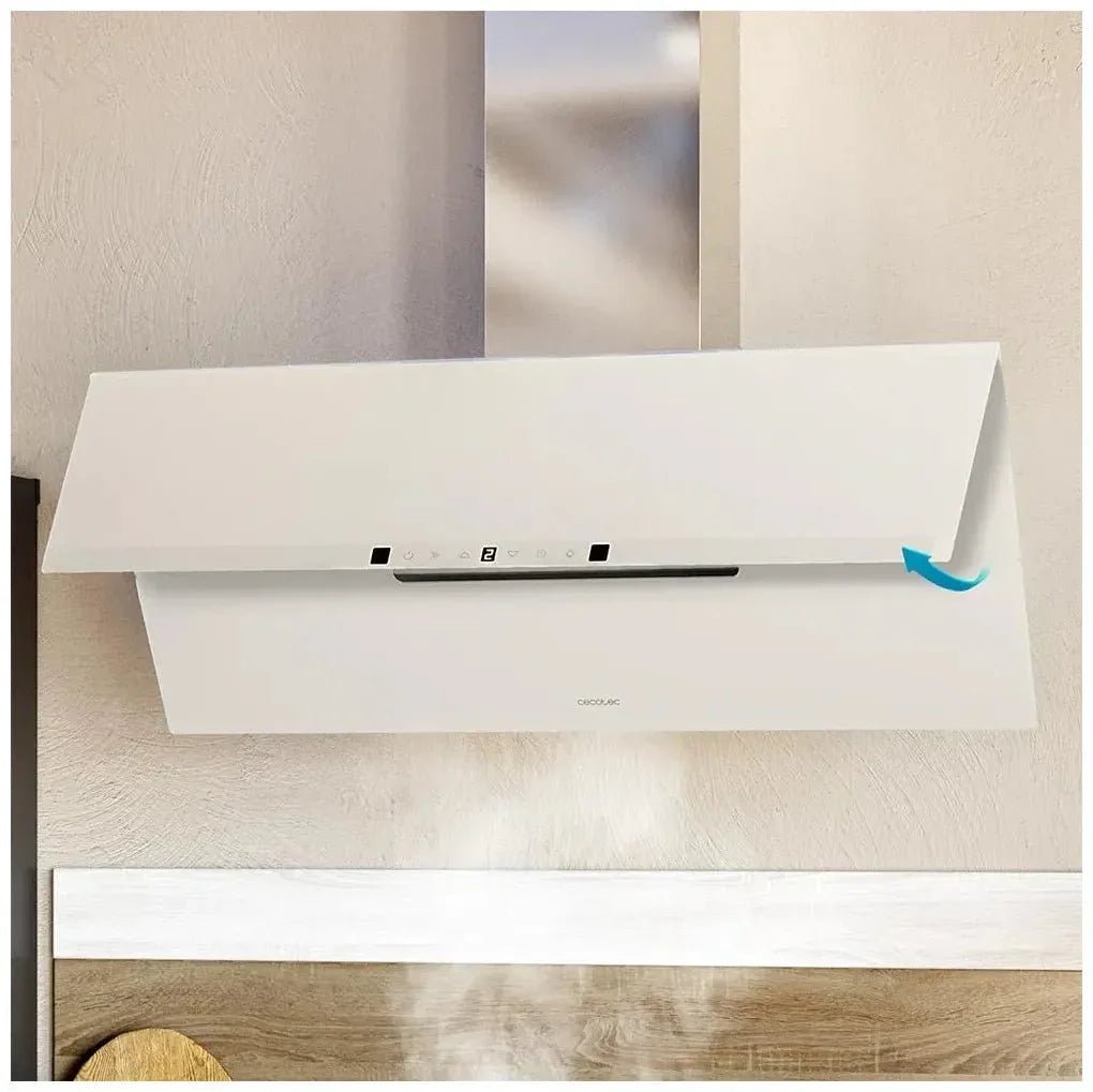 cecotec_02930_campana_extractora_90cm_vidrio_blanco__succión_800m3_h__a++__control_táctil_y_gestual_8