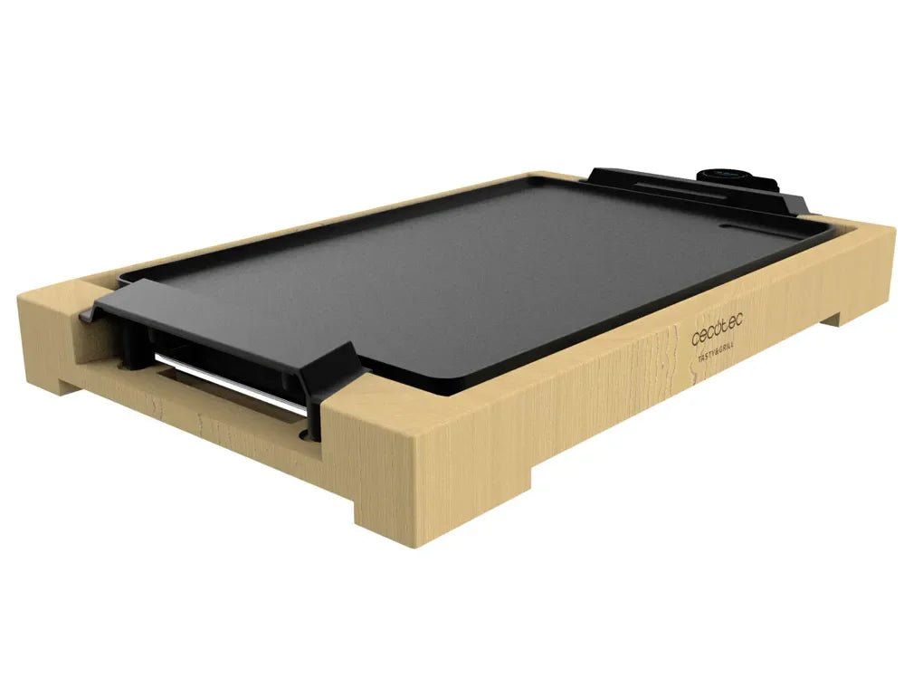 cecotec_03089_plancha_eléctrica_2000w_de_bambú:_cocina_saludable_y_fácil_de_limpiar_0