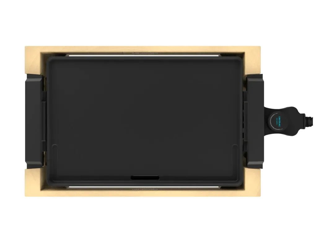 cecotec_03089_plancha_eléctrica_2000w_de_bambú:_cocina_saludable_y_fácil_de_limpiar_2