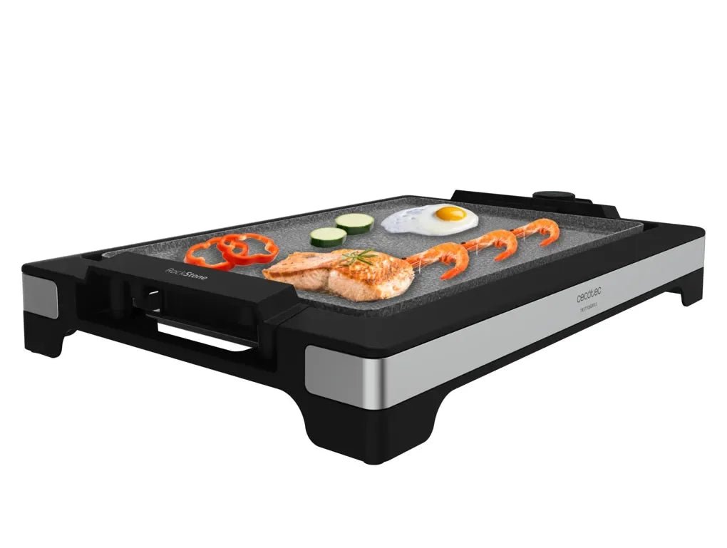 cecotec_03094_plancha_eléctrica_2000w_inoxidable_con_placa_rockstone_y_termostato_ajustable_1