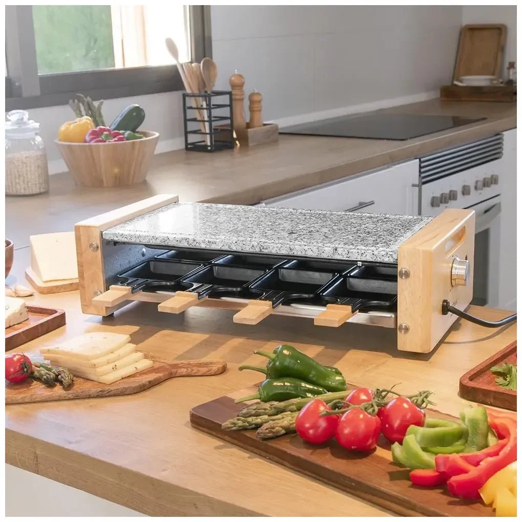cecotec_03101_raclette_cheese&grill_8600:_elegancia_y_funcionalidad_con_piedra_natural_y_madera_2