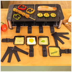 cecotec_03224_máquina_de_raclette_1400w_inoxidable_para_8_personas_con_grill_y_plancha_6