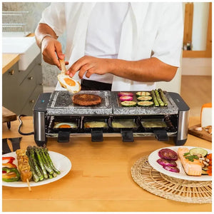cecotec_03226_máquina_de_raclette_1400w_para_8_personas_con_grill_y_placa_de_piedra_natural_4