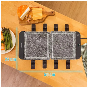cecotec_03226_máquina_de_raclette_1400w_para_8_personas_con_grill_y_placa_de_piedra_natural_5
