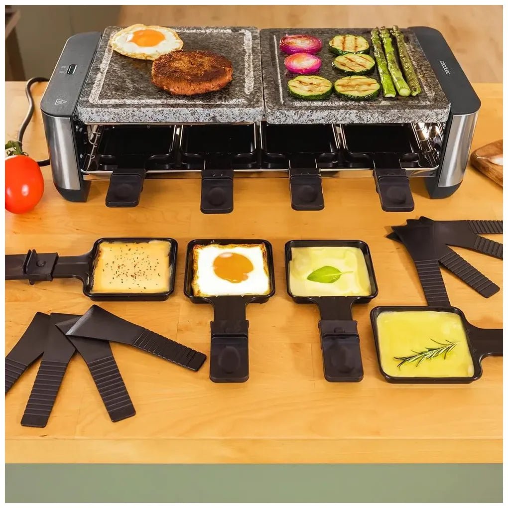 cecotec_03226_máquina_de_raclette_1400w_para_8_personas_con_grill_y_placa_de_piedra_natural_6