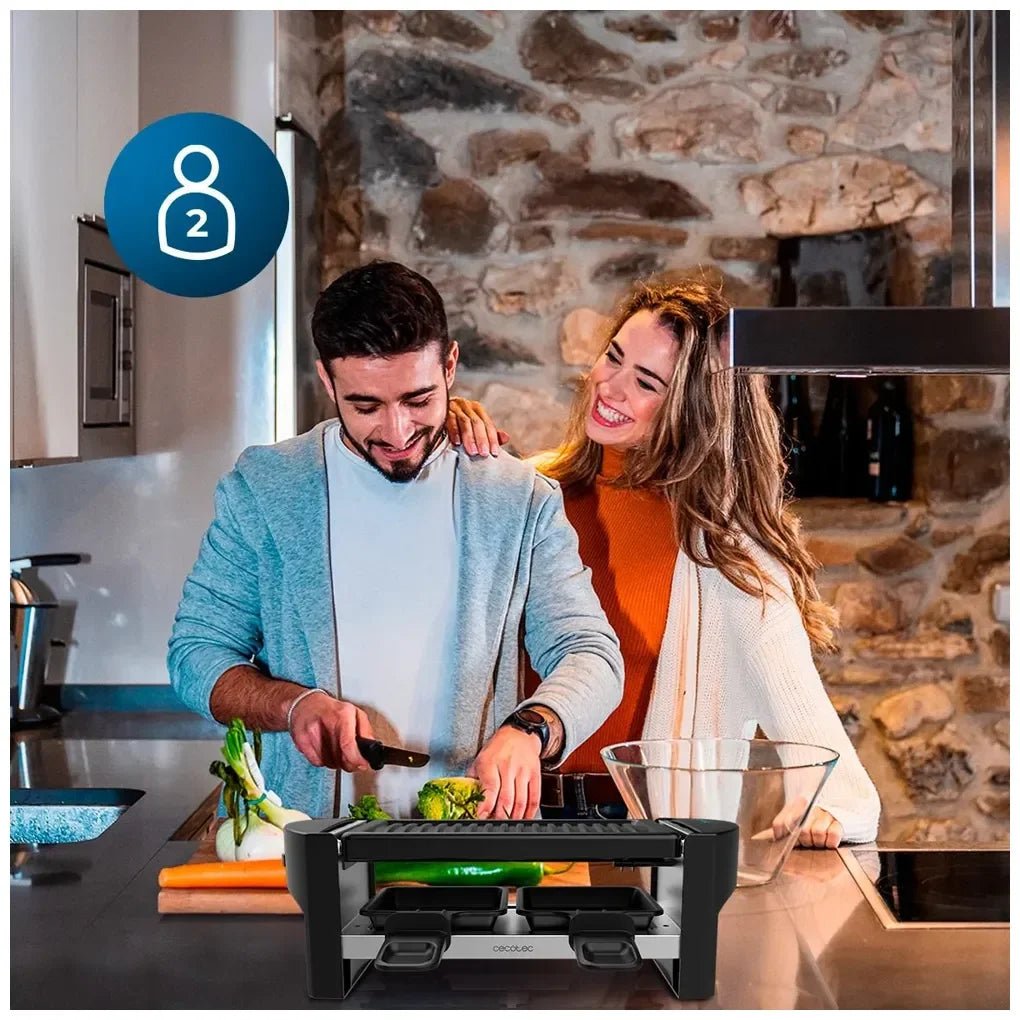cecotec_03264_máquina_de_raclette_compacta_320w:_disfruta_de_comidas_saludables_y_creativas_3