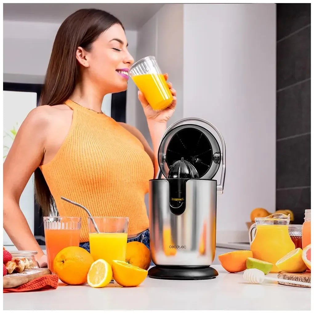 cecotec_03354_exprimidor_eléctrico_de_brazo_600w_para_cítricos_con_filtro_y_sistema_antigoteo_2