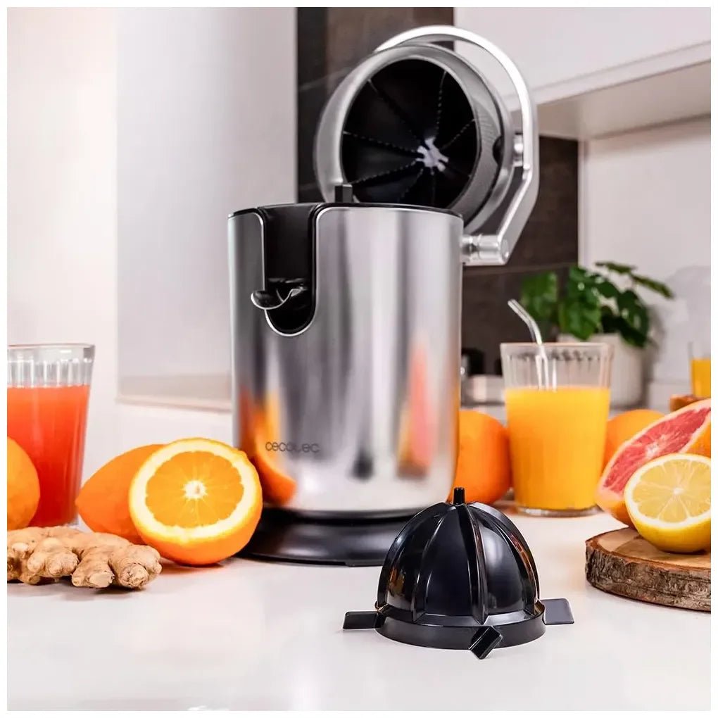 cecotec_03354_exprimidor_eléctrico_de_brazo_600w_para_cítricos_con_filtro_y_sistema_antigoteo_4