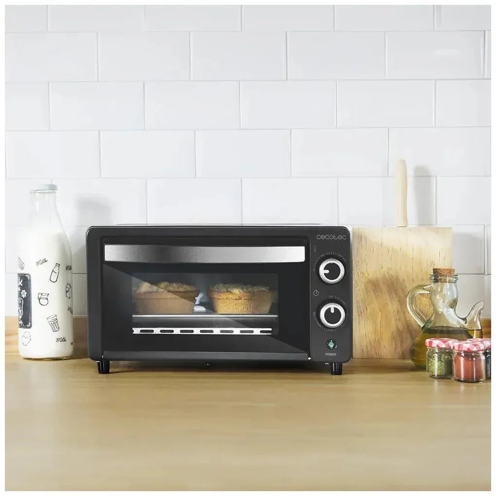 cecotec_03816_horno_eléctrico_compacto_10l_con_temporizador_y_doble_cristal_3
