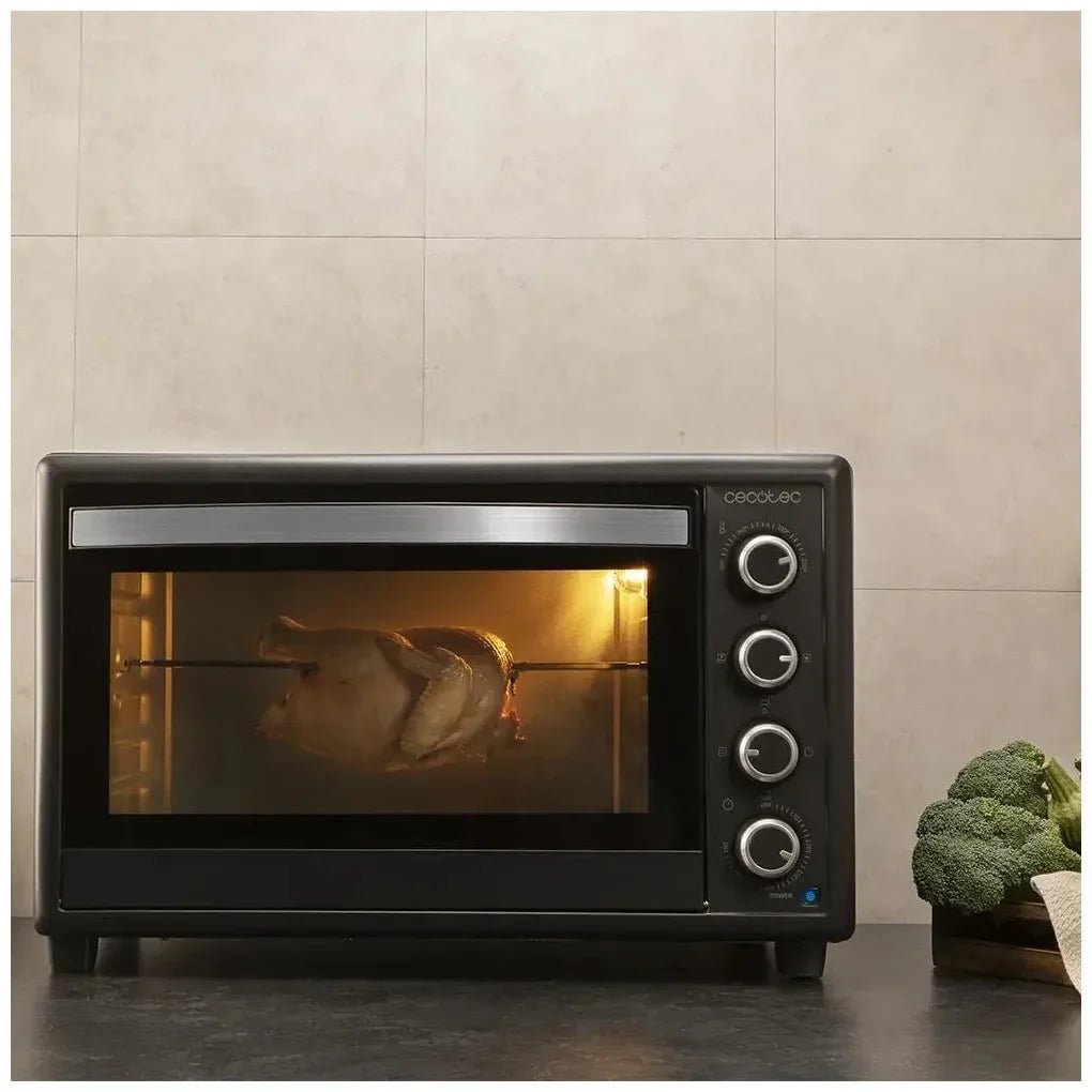cecotec_03822_horno_sobremesa_60l_con_12_funciones__2200w_y_rustidor_giratorio_eficiente_5