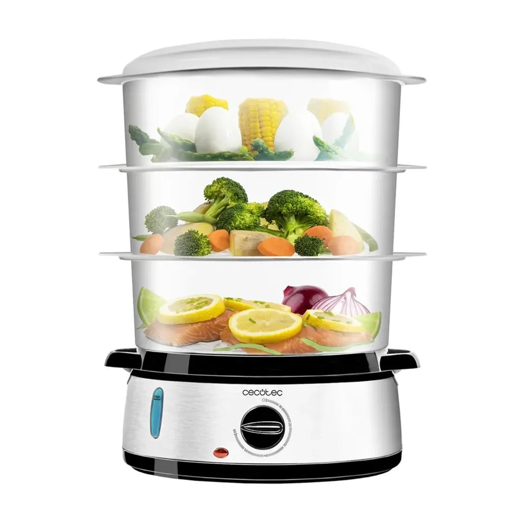 cecotec_04109_vaporera_eléctrica_inox_800w:_cocina_saludable_con_temporizador_y_accesorios_1
