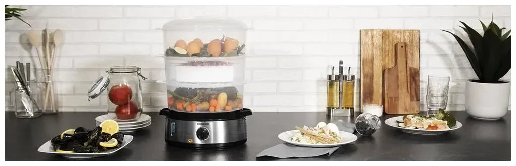cecotec_04109_vaporera_eléctrica_inox_800w:_cocina_saludable_con_temporizador_y_accesorios_5