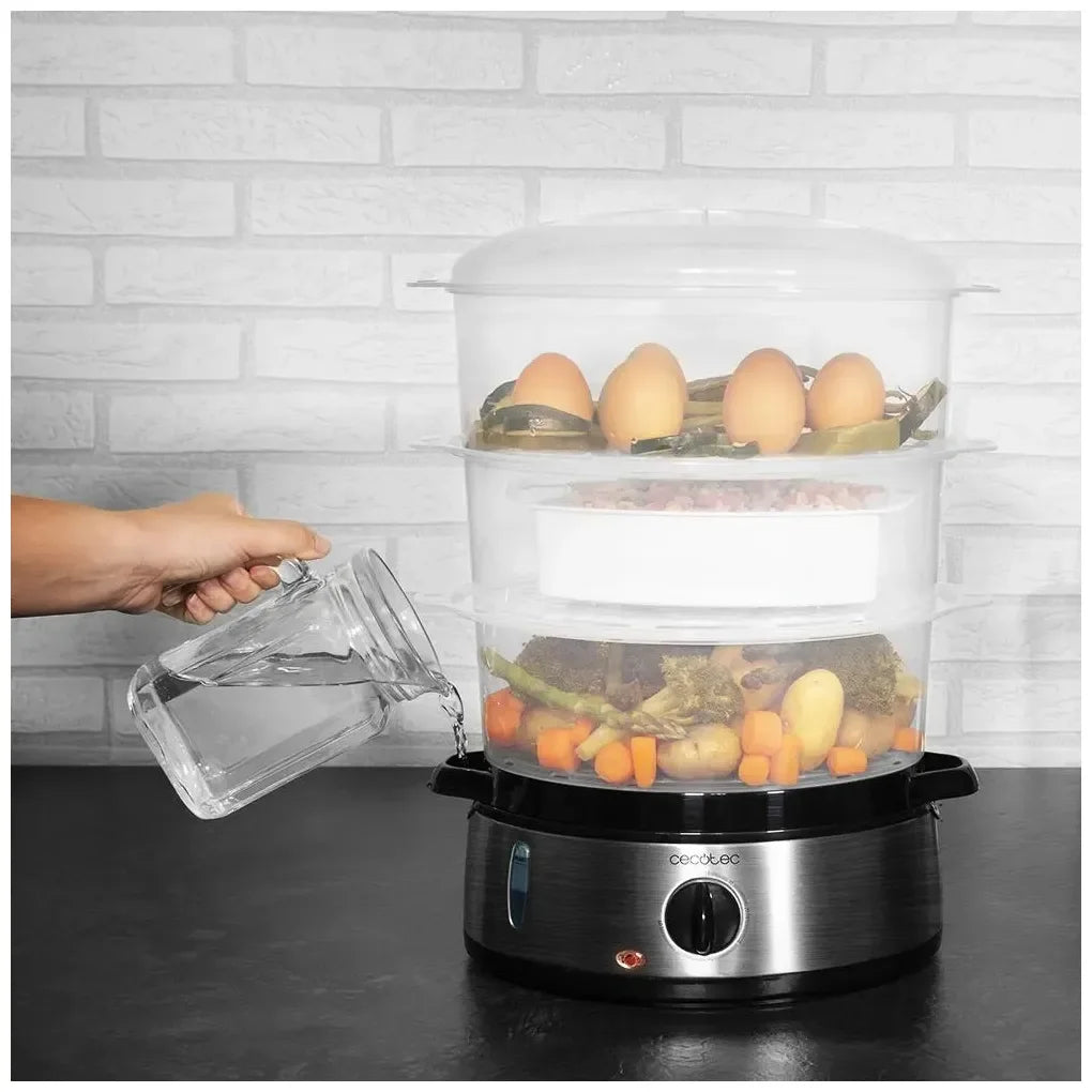 cecotec_04109_vaporera_eléctrica_inox_800w:_cocina_saludable_con_temporizador_y_accesorios_7