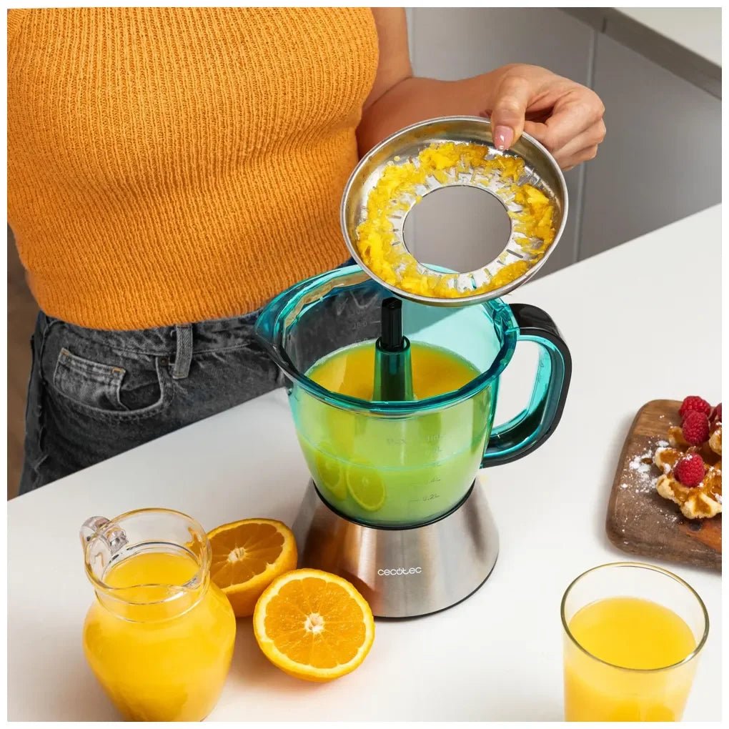 cecotec_04394_exprimidor_eléctrico_zitra_full_steel:_potencia__eficiencia_y_facilidad_de_limpieza_6