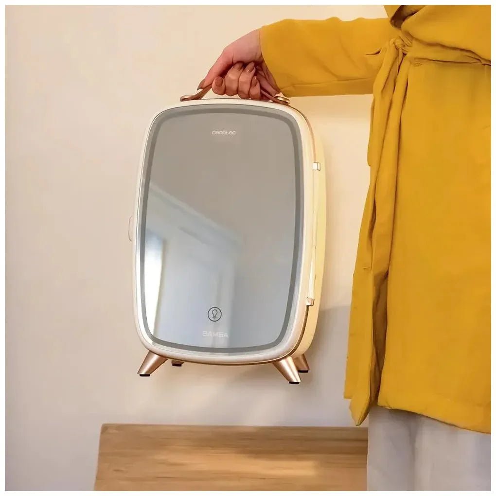 cecotec_04441_nevera_de_cosméticos_6l_con_espejo_y_luz_led_para_belleza_fresca_y_organizada_8