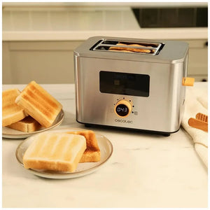 cecotec_04843_tostadora_touch&toast:_control_táctil__950w__acero_inoxidable_y_ranuras_anchas_8