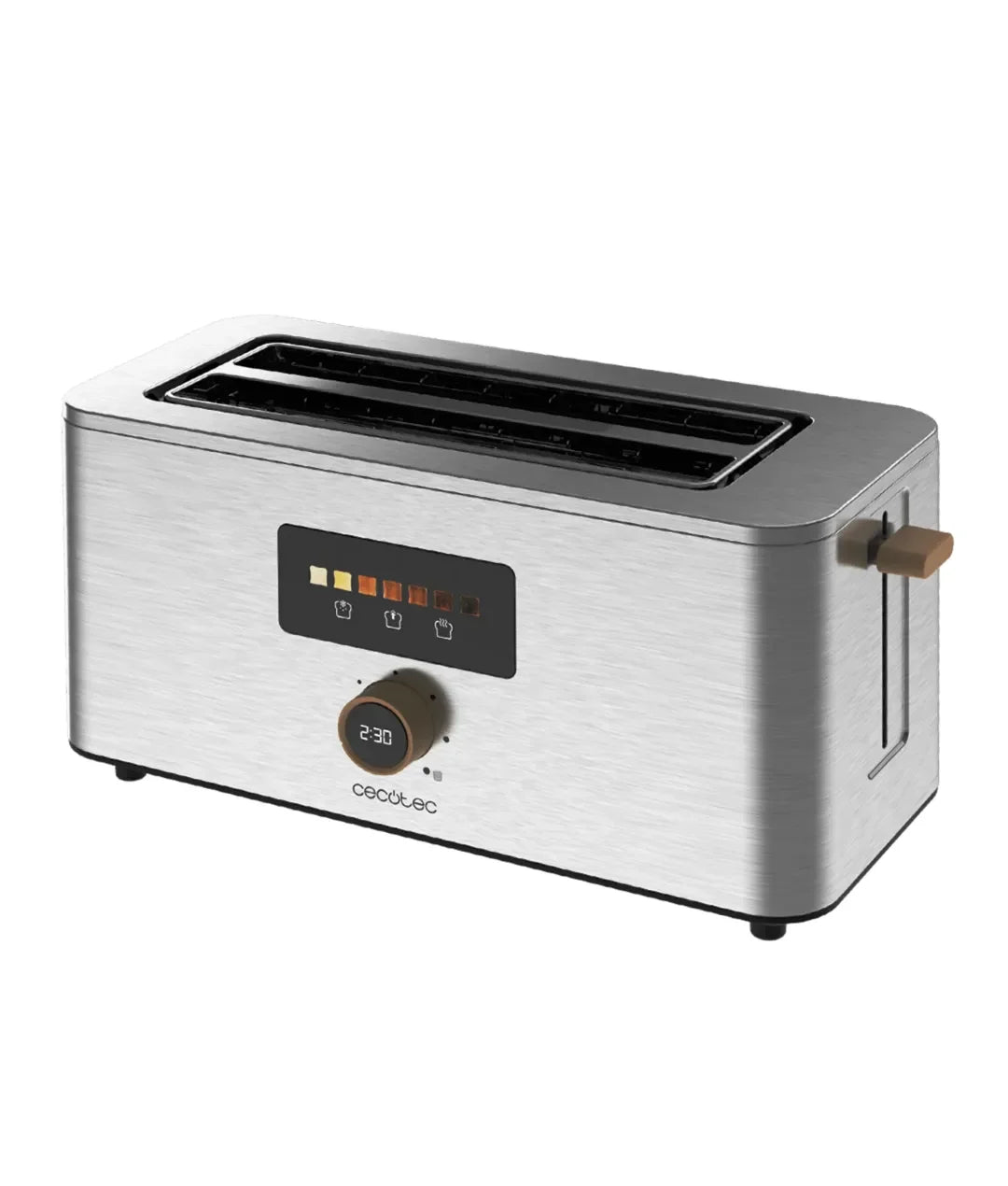 cecotec_04844_tostador_vertical_touch&toast:_control_táctil__1500w__acero_inoxidable__ranuras_largas_0