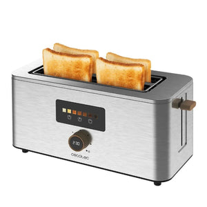 cecotec_04844_tostador_vertical_touch&toast:_control_táctil__1500w__acero_inoxidable__ranuras_largas_1