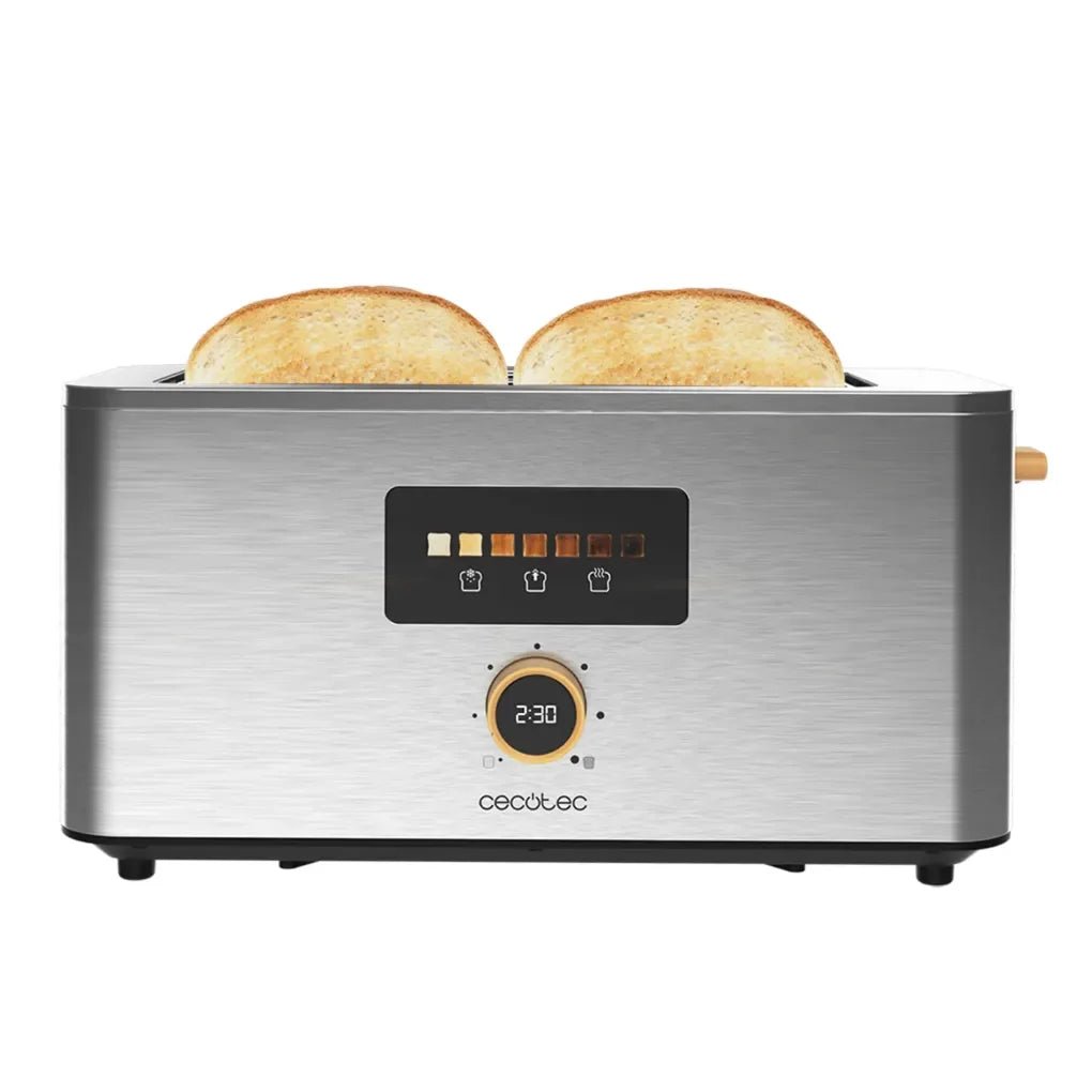 cecotec_04844_tostador_vertical_touch&toast:_control_táctil__1500w__acero_inoxidable__ranuras_largas_2