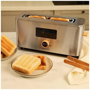 cecotec_04845_tostador_touch&toast_extra:_control_táctil__1000w__acero_inoxidable_y_ranura_larga_8